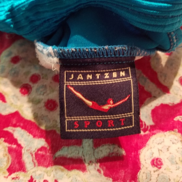 Jantzen swimsuit turquoise size 12 in GREAT shape! - Picture 3 of 4